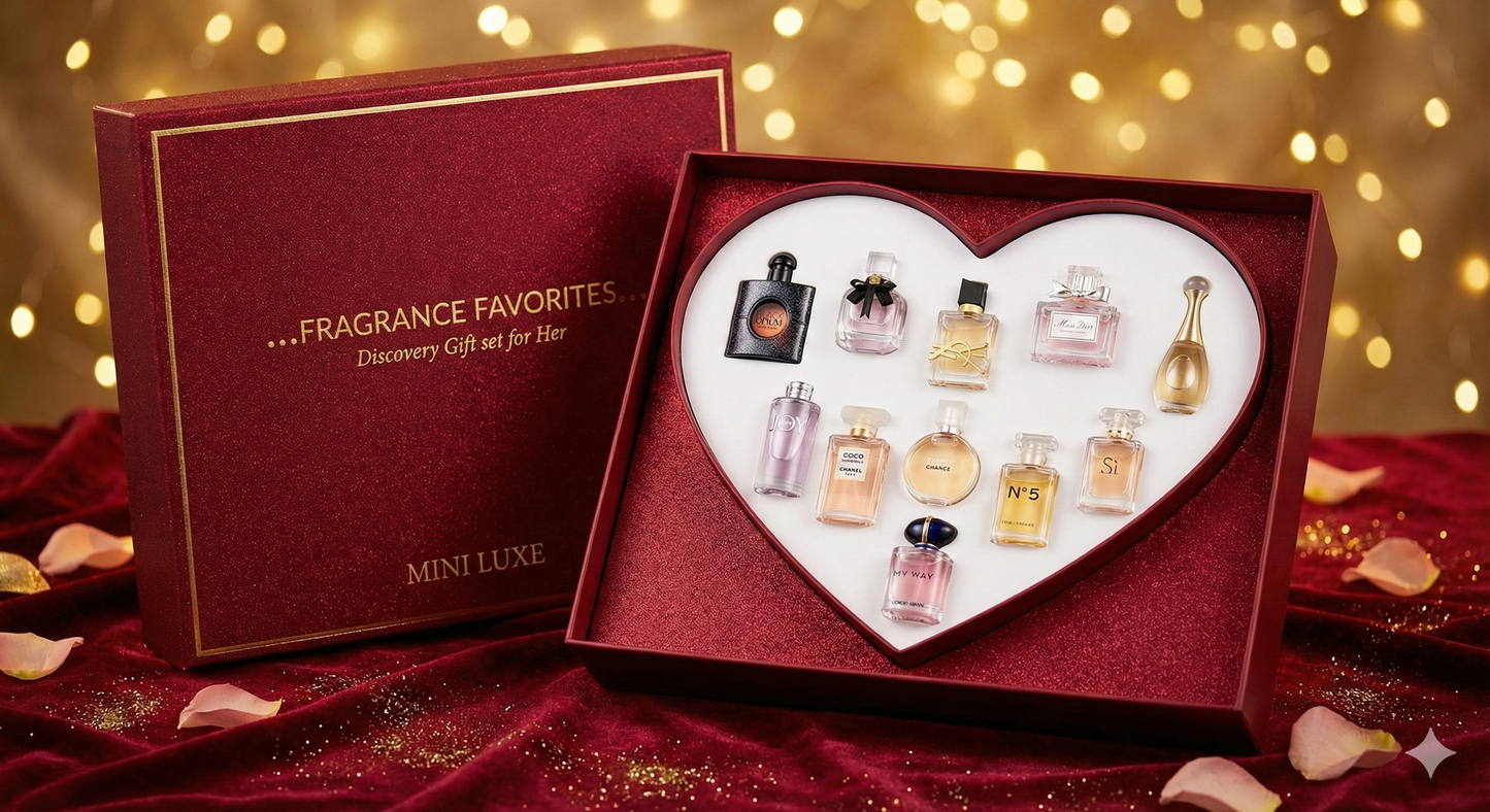 Coffret exclusif de 12 mini parfums de luxe